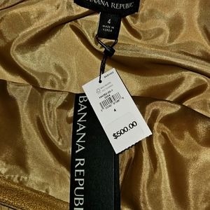 Banana Republic - Never Worn, Carmel Suede Lined Skirt, Size 4